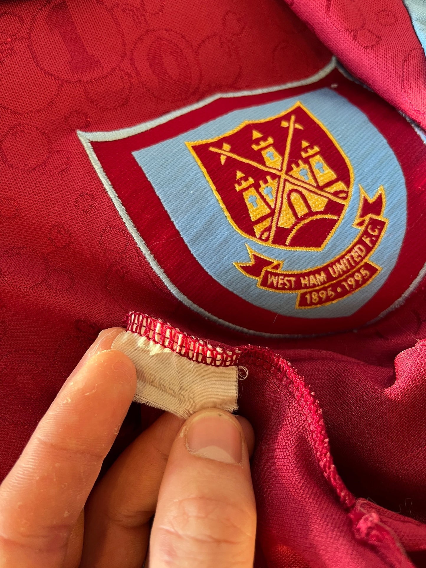 West Ham 1995/96 Home Large