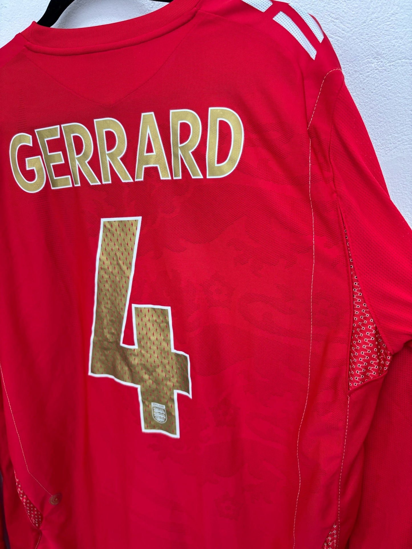 England 2006 Away Extra Large Gerrard 4