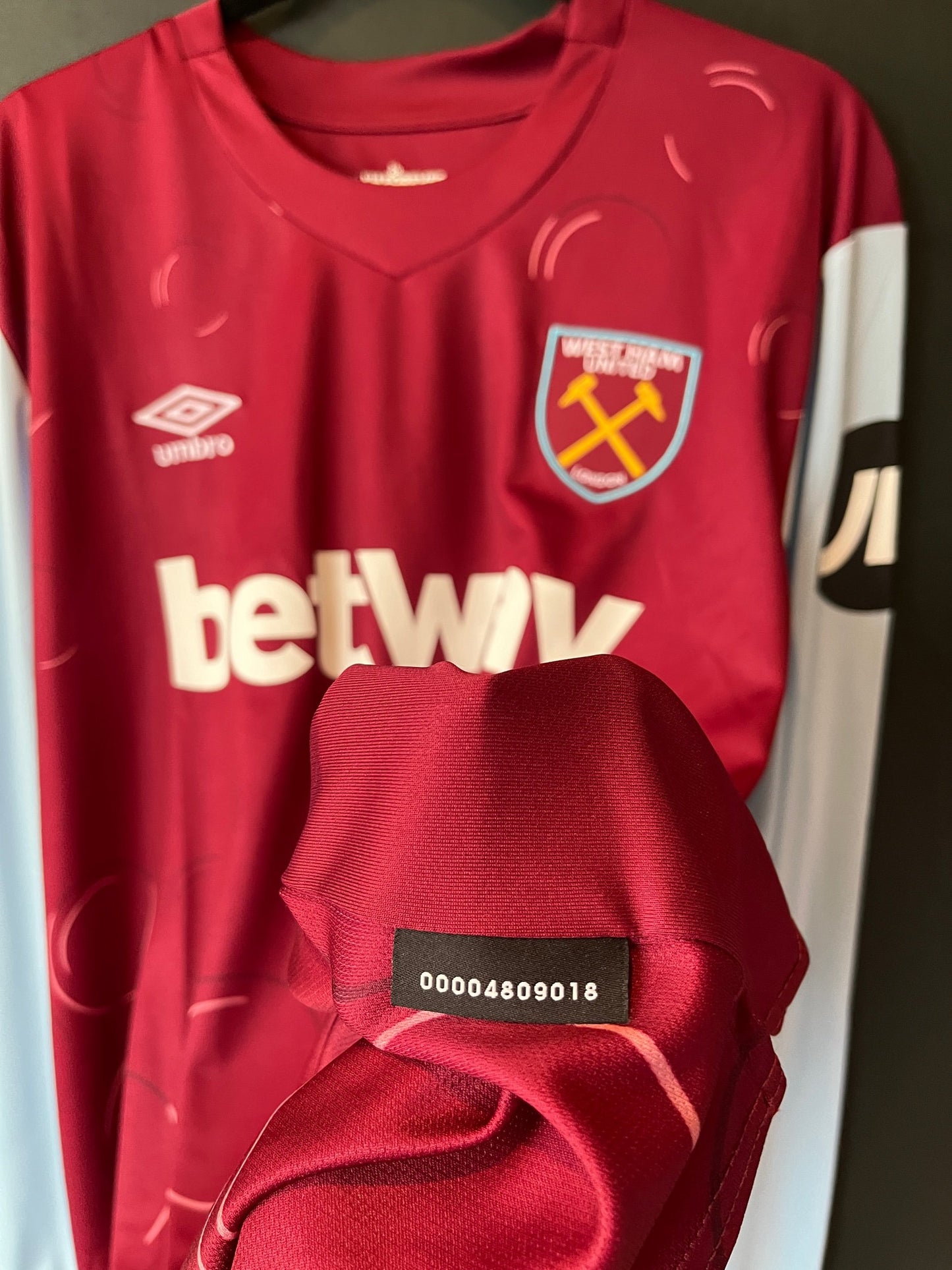 Wes Ham 2023/24 Home XXL Bowen 20