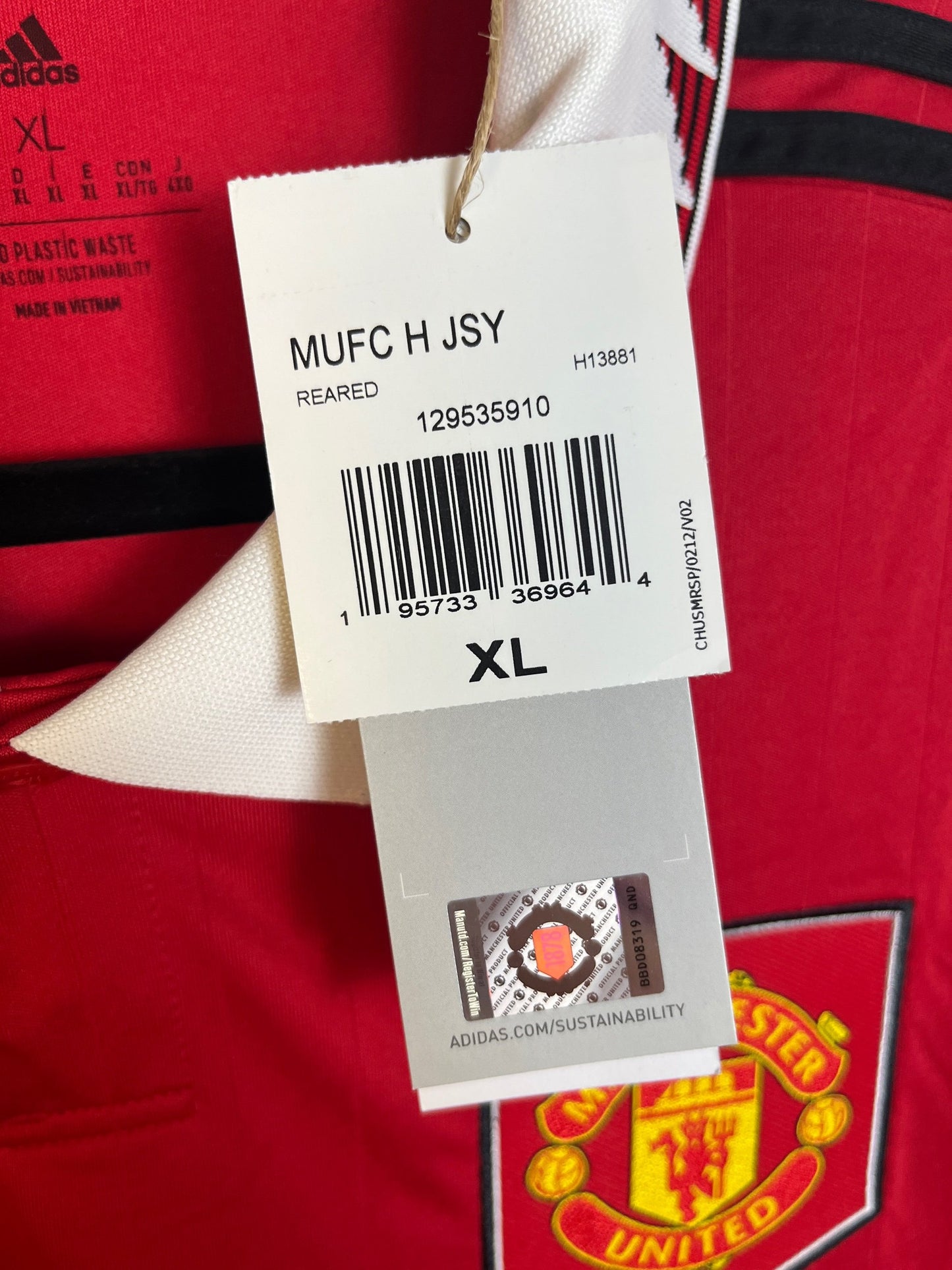 Manchester United 2022/23 Home Extra Large