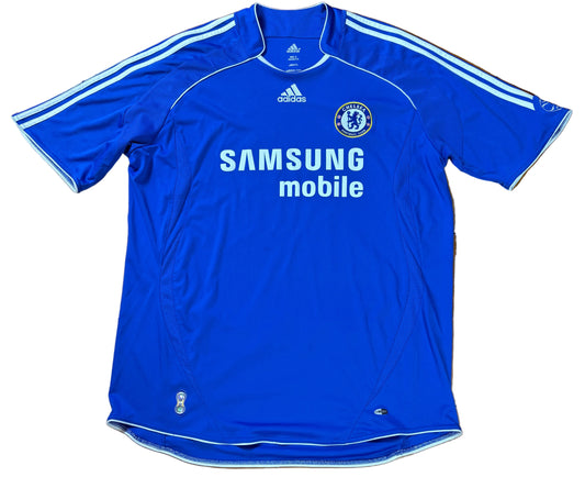 Chelsea 2006/08 Home Adidas Football Shirt Extra Large Ballack 13