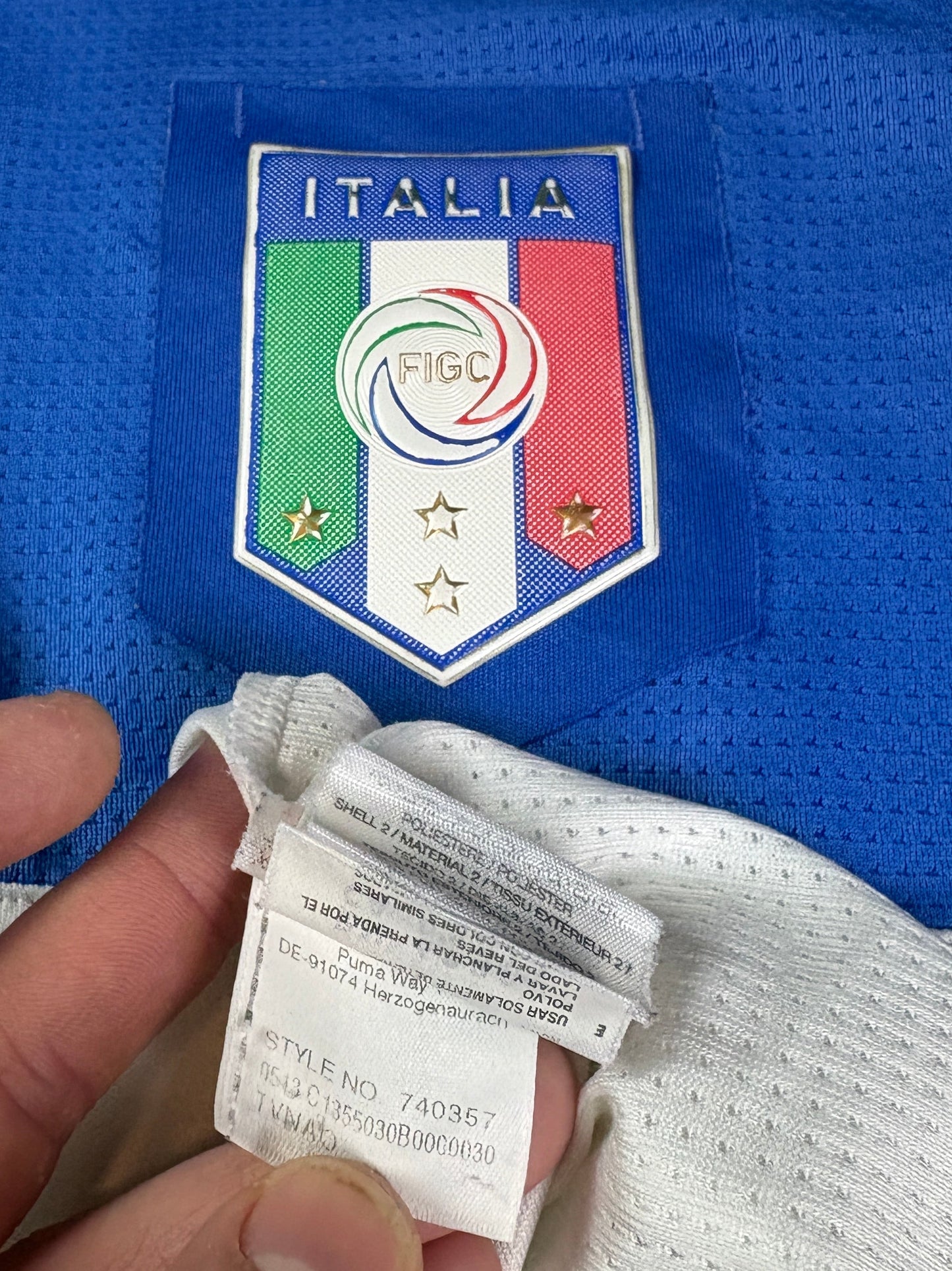 Italy 2013 Away Puma Football Shirt Medium