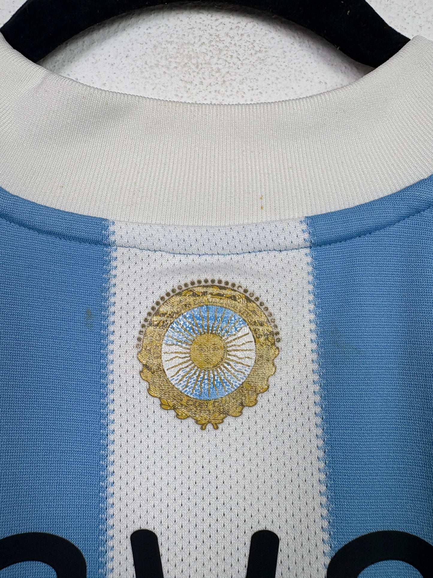 Argentina 2010 Home Adidas Football Shirt M Tevez 11