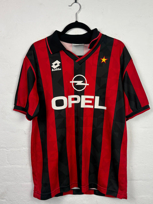 Ac Milan 1994/95 Home Lotto Football Shirt M Maldini 3