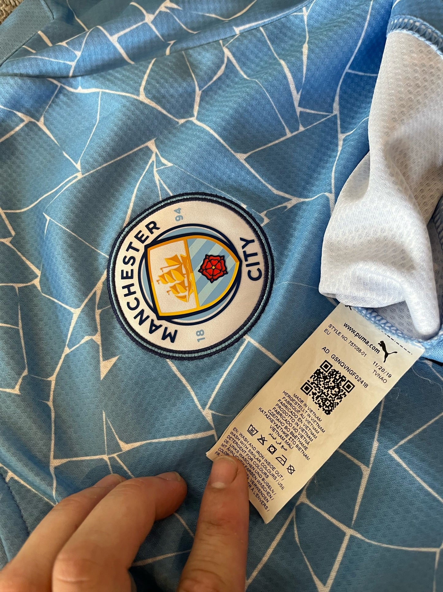 Manchester City 2020/21 Home XL De Bruyne 17