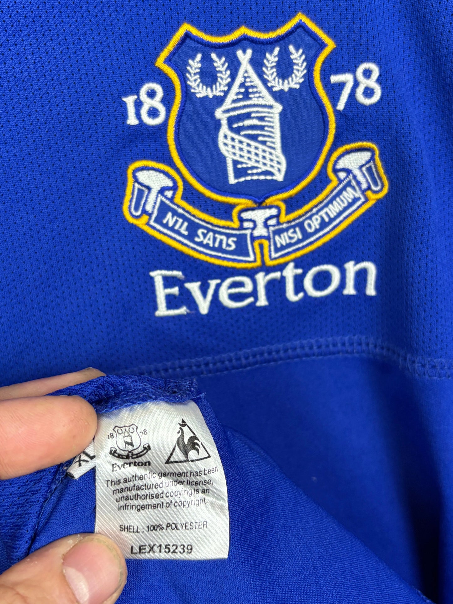 Everton 2010/11 Home XL Coleman 23