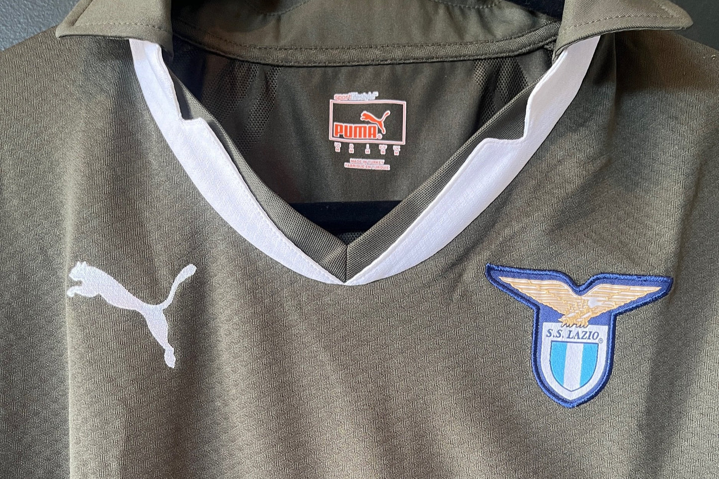 Lazio 2010/11 Away Medium Biava 20 *Matchworn*
