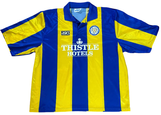 Leeds 1993/95 Home Asics Football Shirt XXL Speed 11