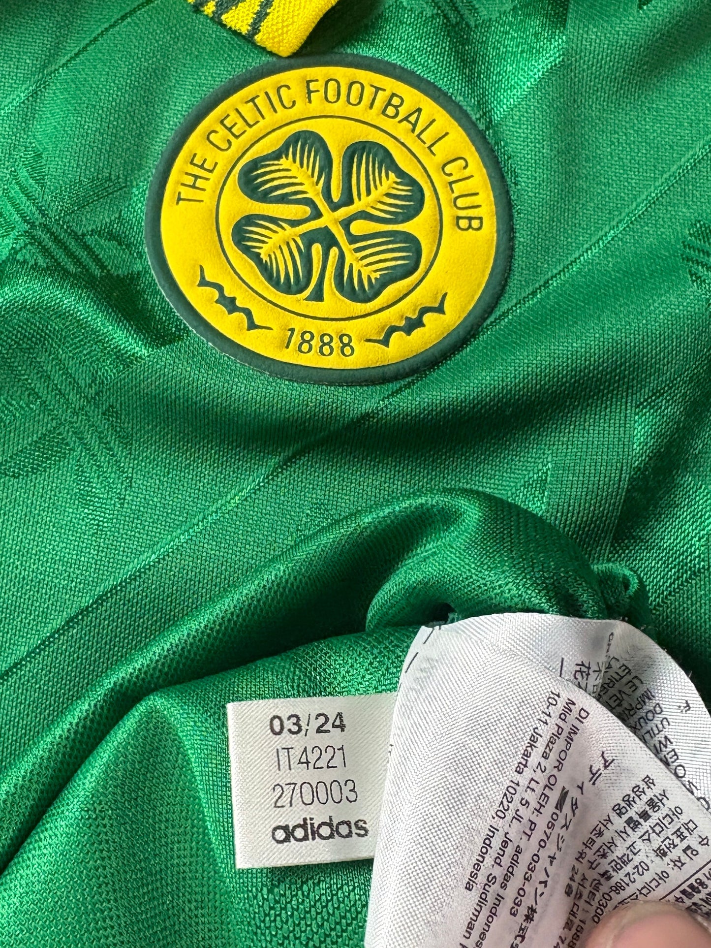 Celtic 2024 Originals Adidas Football Shirt Extra Large