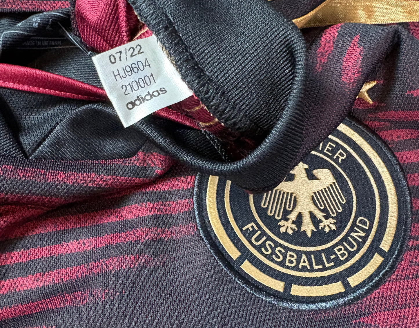 Germany 2022 Away Adidas Football Shirt Medium Musiala 14
