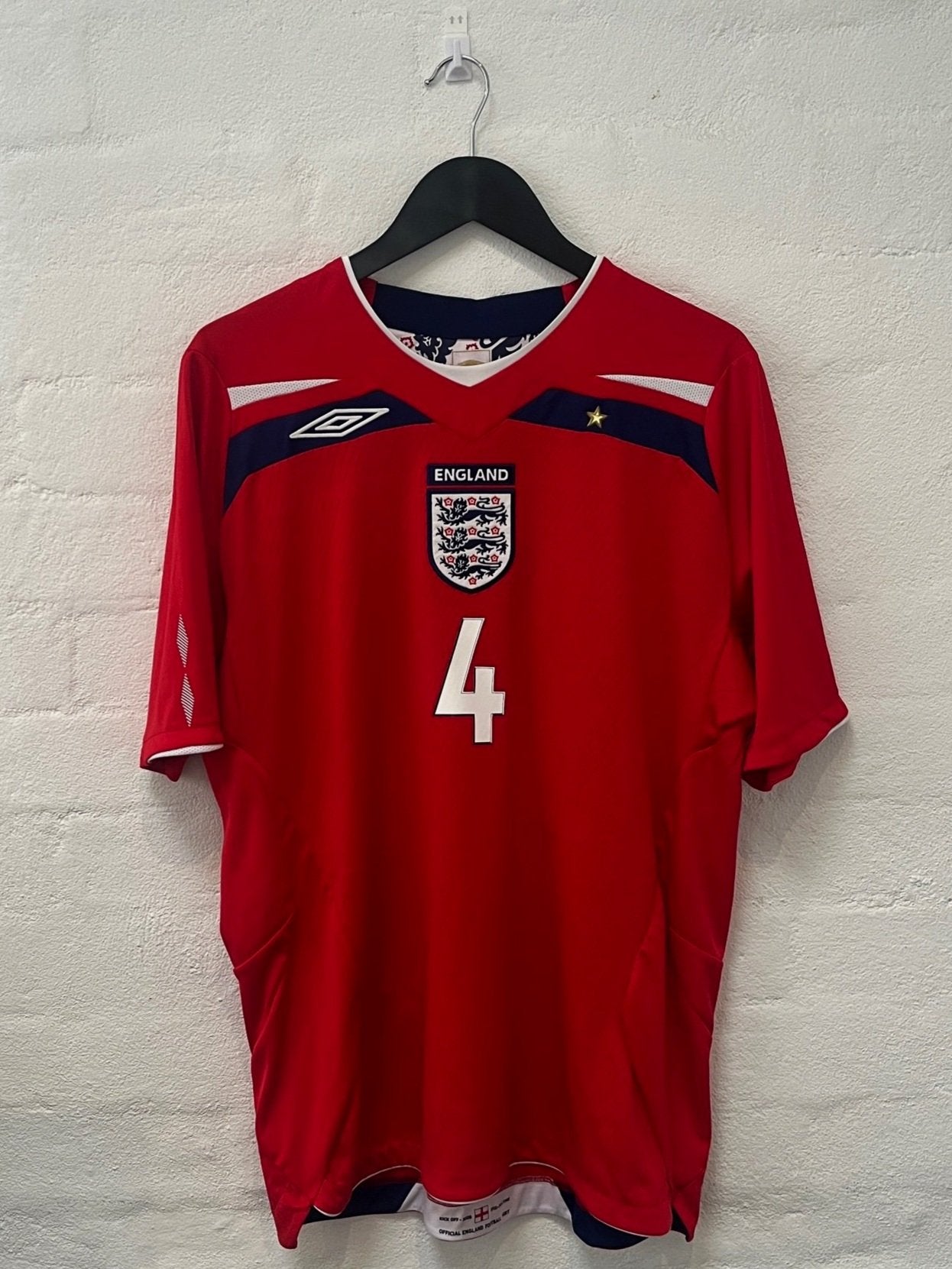 England 2008 Away Large Gerrard 4