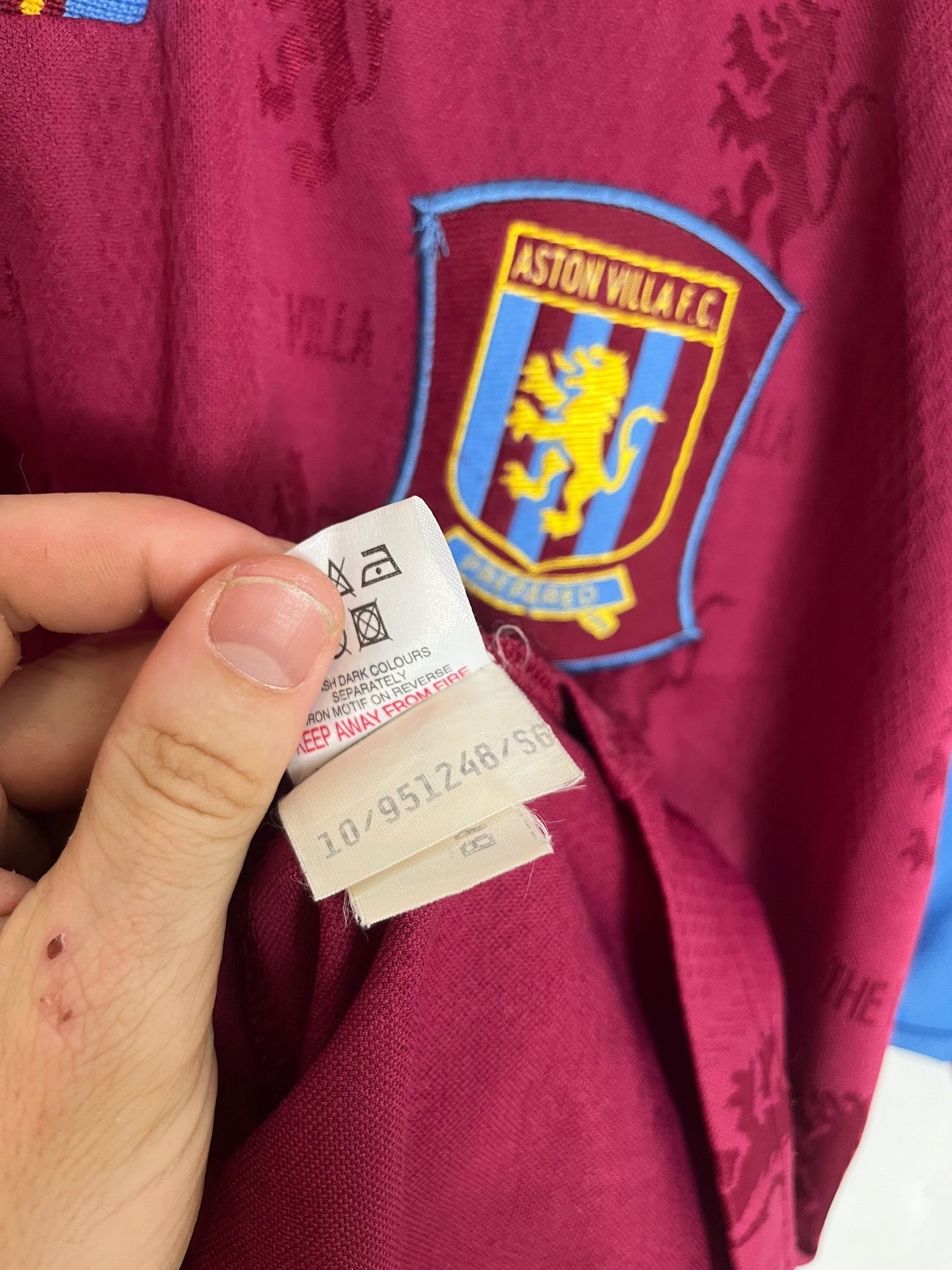 Aston Villa 1996/97 Home Medium
