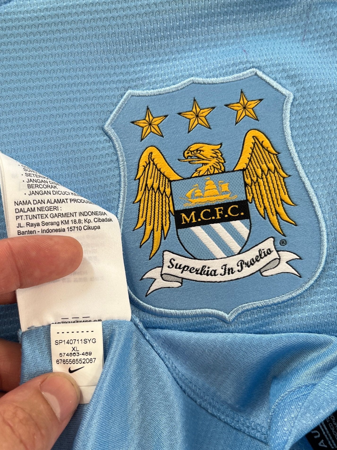 Manchester City 2013/14 Home Extra Large
