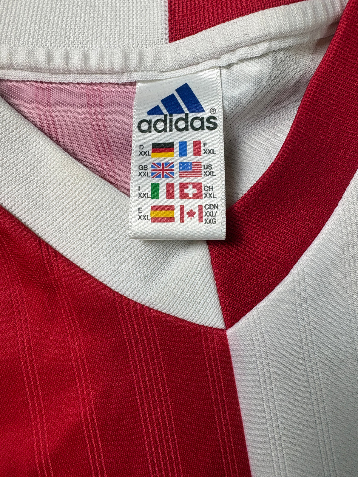 Feyenoord 1999/00 Home Adidas Football Shirt XXL