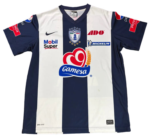 Pachuca	2010/11 Home Nike Football Shirt Extra Large