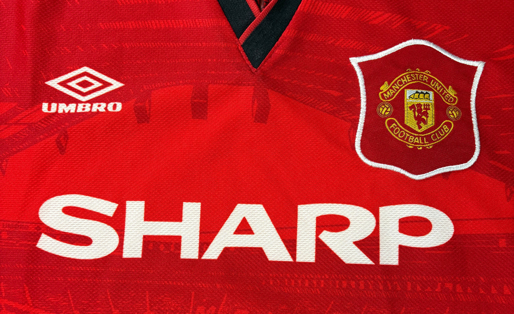 Manchester United 1994/96 Home Umbro Football Shirt Extra Large