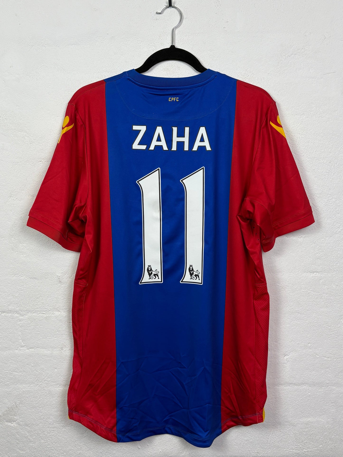 Crystal Palace 2016/17 Home Macron Football Shirt M Zaha 11 ID