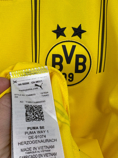 Dortmund 2024/25 Home Puma Football Shirt L Guirassy 9