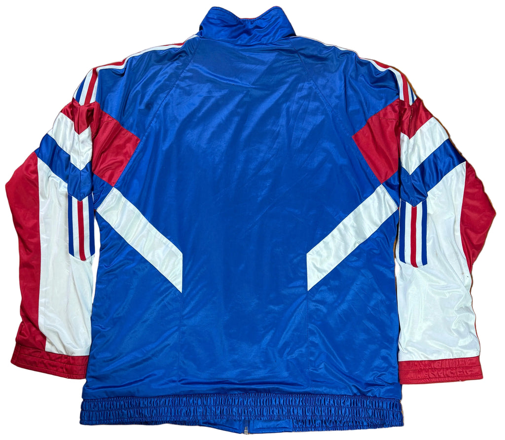 France 1992 Tracksuit Adidas Football Jacket Medium