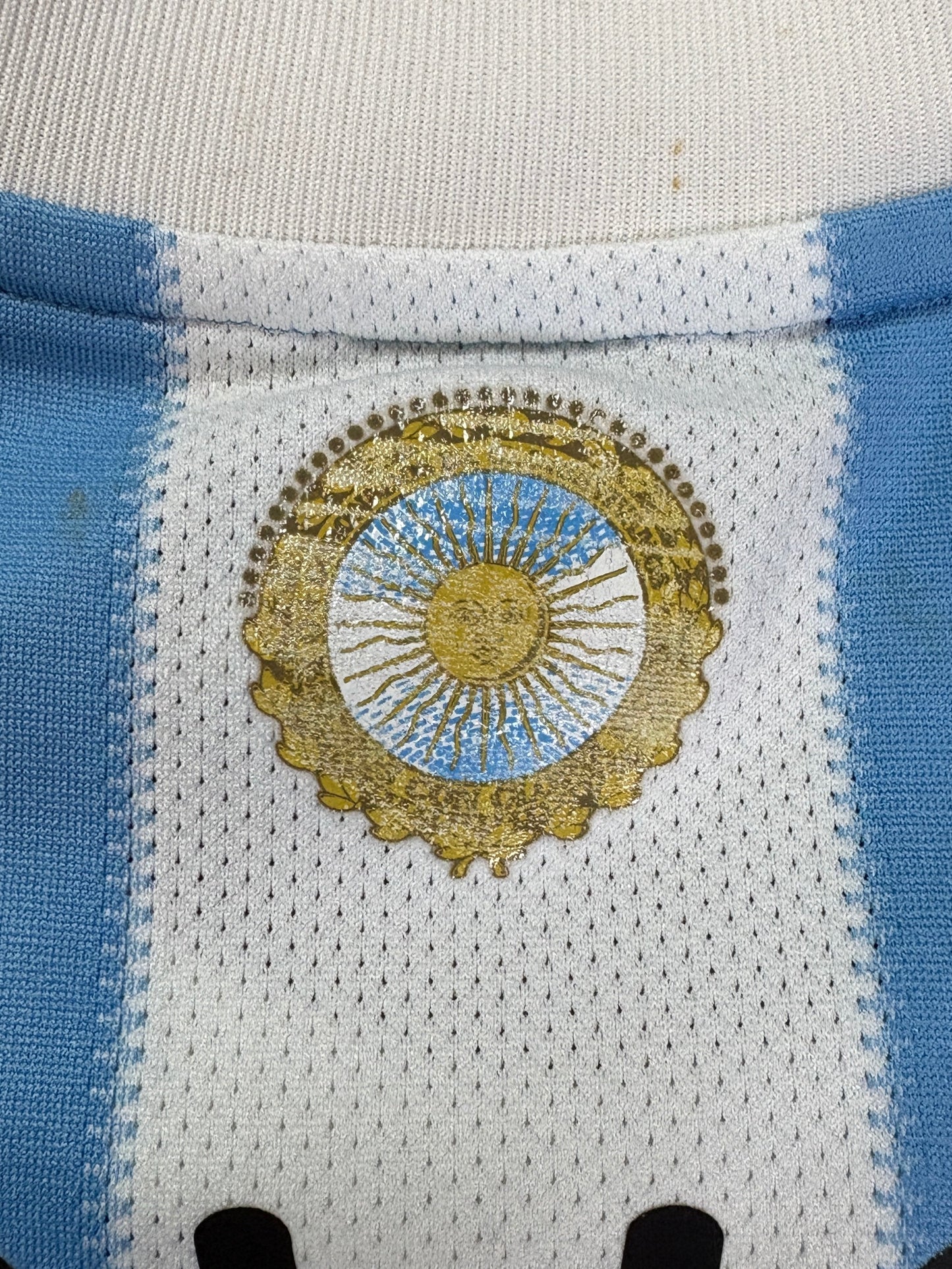 Argentina 2010 Home Adidas Football Shirt Medium Tevez 11
