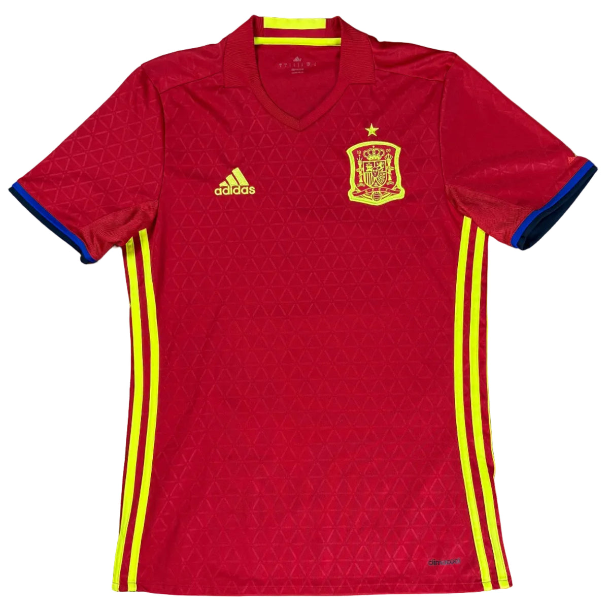 Spain 2016 Home Adidas Football Shirt Small