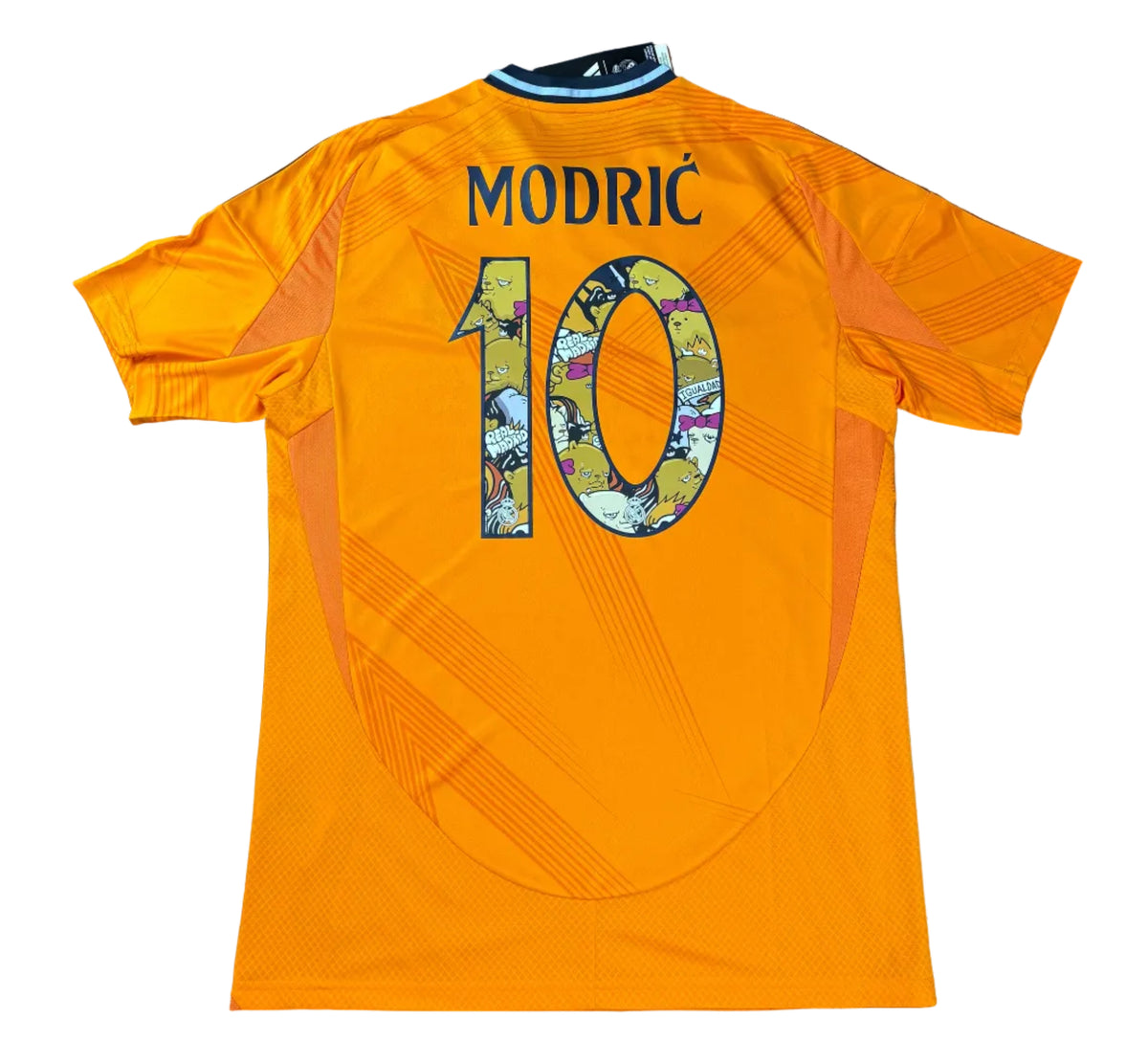 Real Madrid 2024/25 Away Adidas Football Shirt Large Modric 10