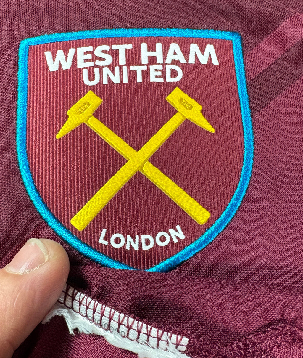 West Ham 2017/18 Home Umbro Football Shirt Extra Large