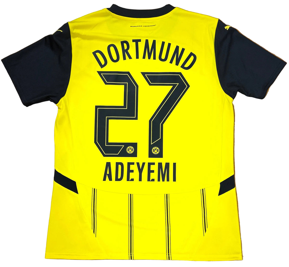 Dortmund 2024/25 Home Puma Football Shirt Medium Adeyemi 27