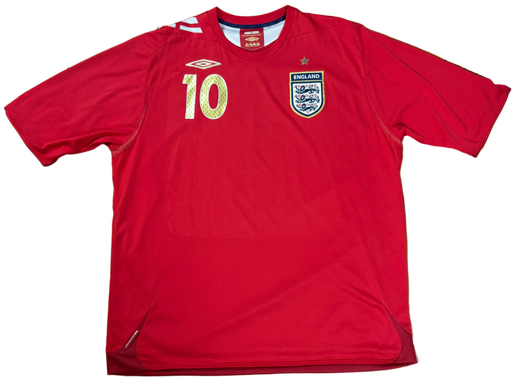 England 2006 Home Umbro Football Shirt XXL Owen 10