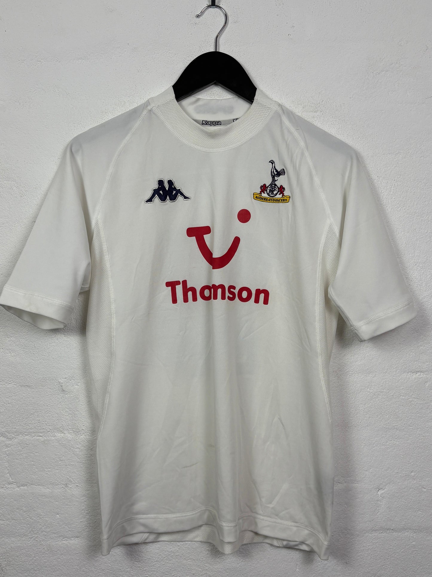 Tottenham 2004/05 Home Kappa Football Shirt M Defoe 18