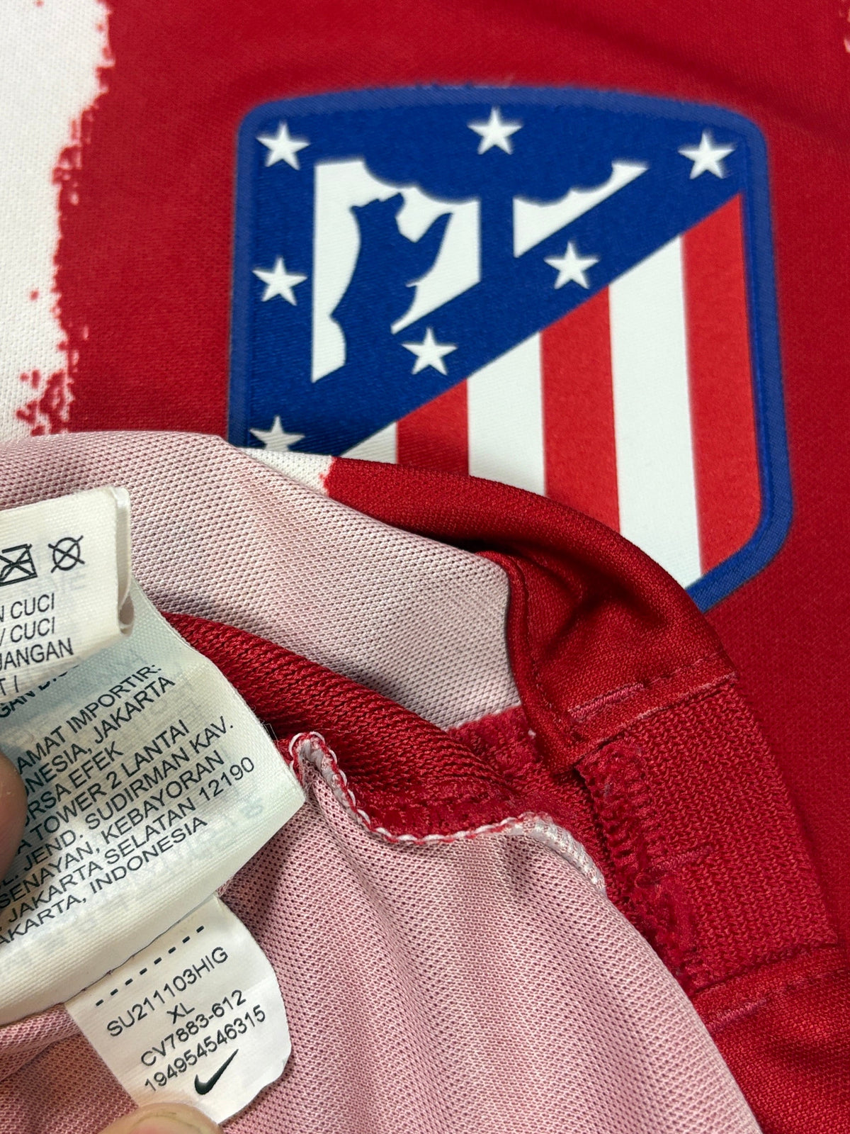 Athletico Madrid 2020/21 Home Nike Football Shirt Extra Large