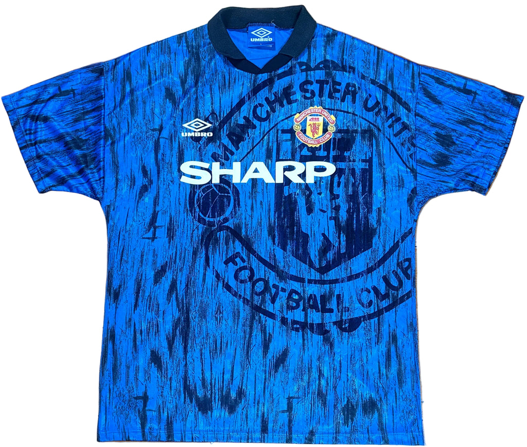 Manchester Untied 1992/93 Away Umbro Football Shirt Large