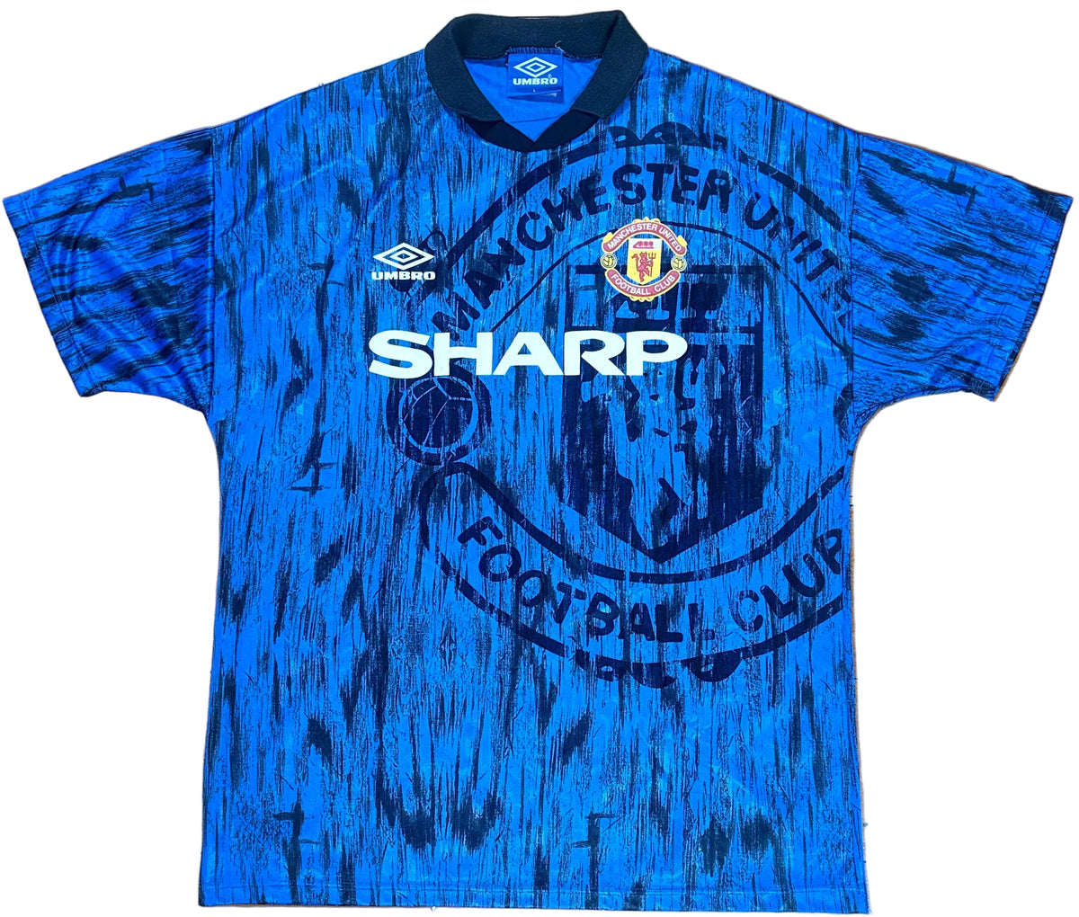 Manchester Untied 1992/93 Away Umbro Football Shirt Large