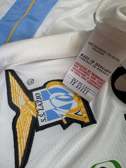 Lazio 1999/00 Home Puma Football Shirt Small