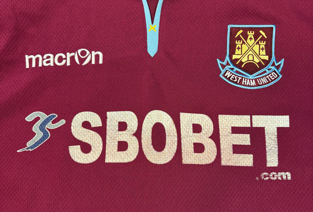 West Ham 2012/13 Home Macron Football Shirt XXL