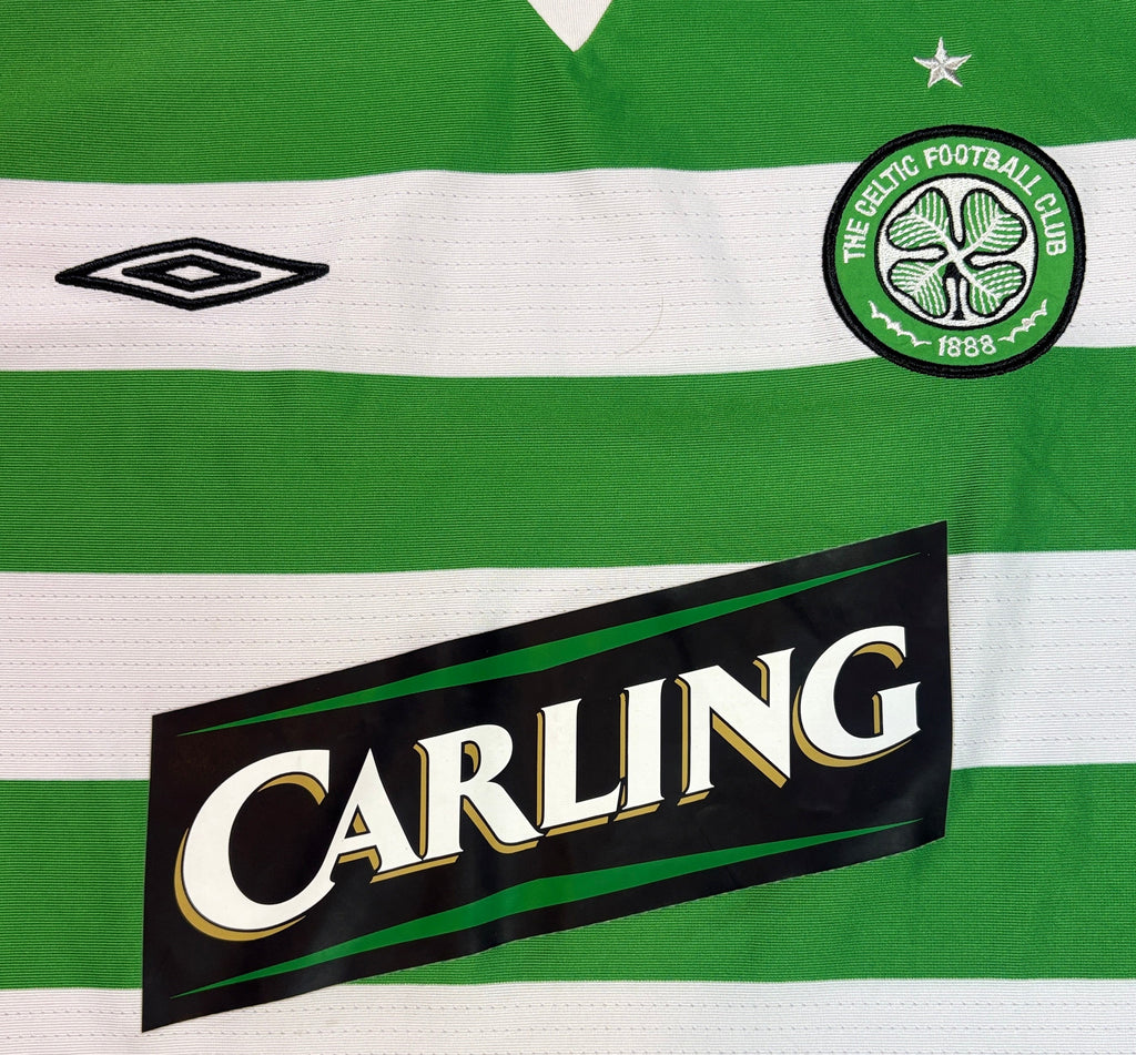 Celtic 2004/05 Home Umbro Football Shirt Medium