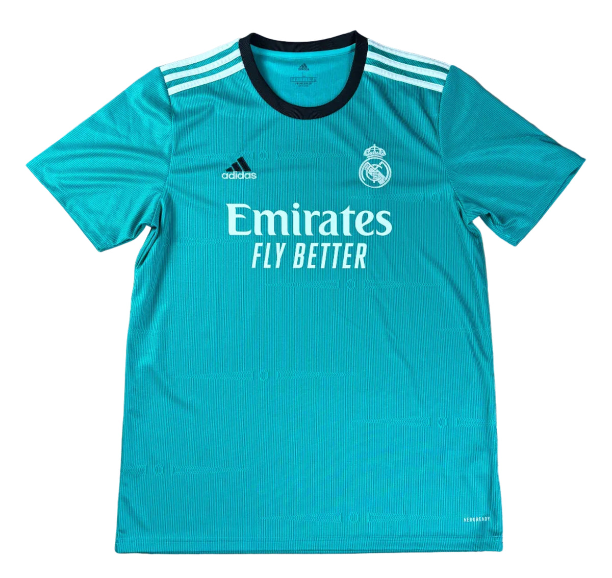 Real Madrid 2021/22 Third Adidas Football Shirt Large Marcelo 12