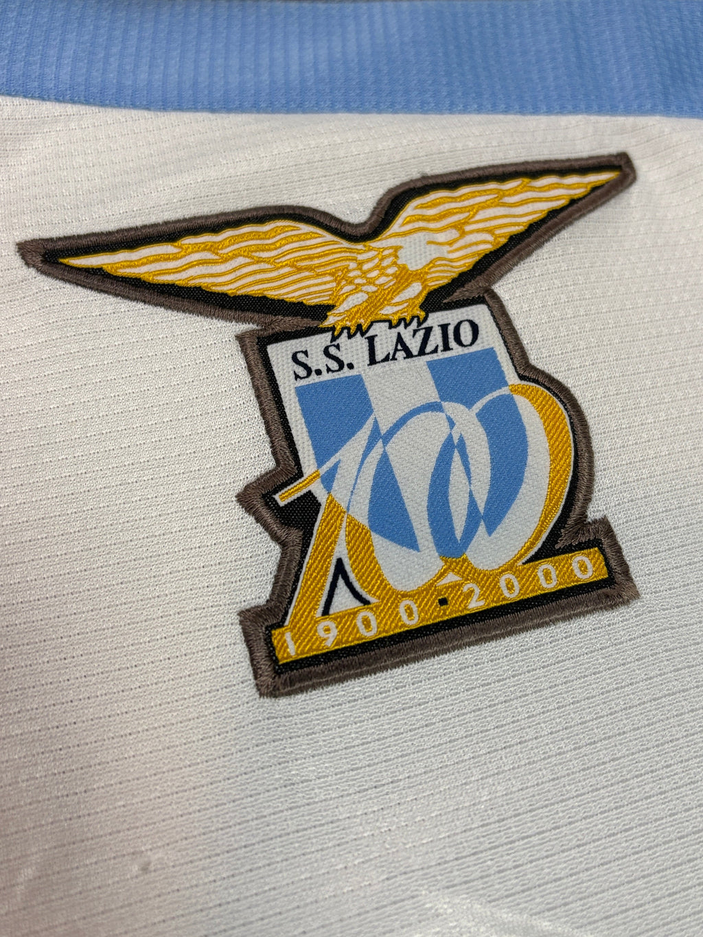 Lazio 1999/00 Home Centenary Puma Football Shirt Extra Large