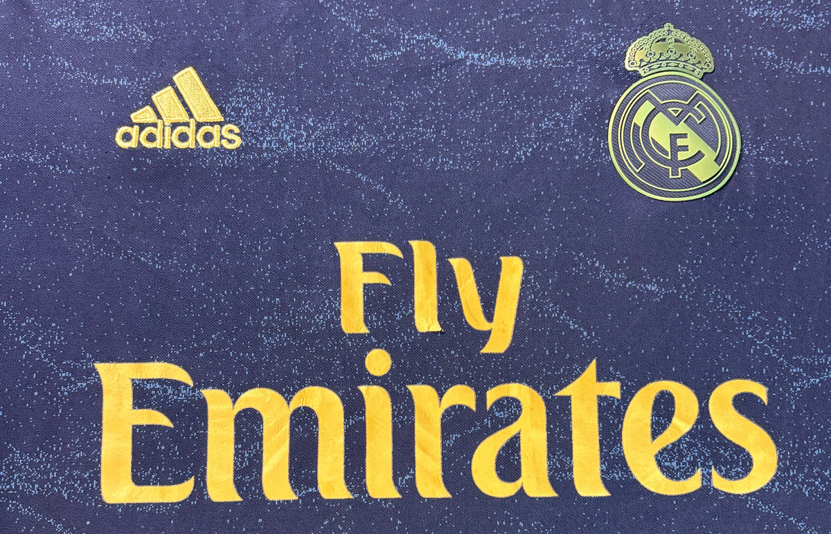 Real Madrid 2019/20 Away Adidas Football Shirt Medium
