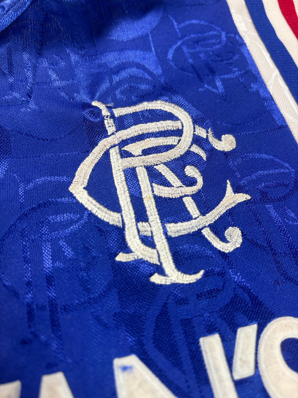 Rangers 1996/97 Home Adidas Football Shirt Medium