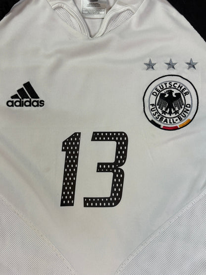 Germany 2003/05 Away Adidas Football Shirt Medium Ballack 13