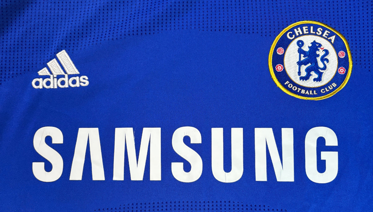 Chelsea 2010/11 Home Adidas Football Shirt Medium Essien 5