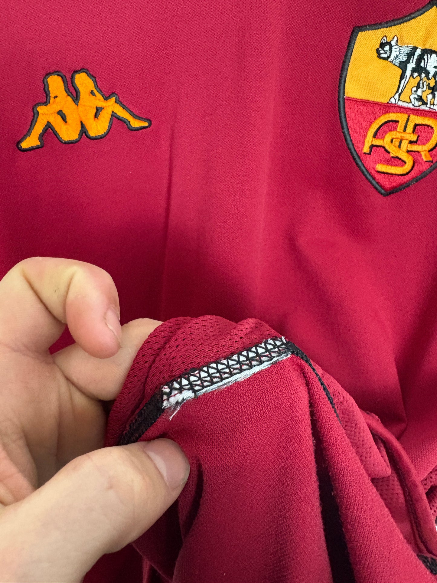 As Roma 2002/03 Home L (Fits M) Totti 10