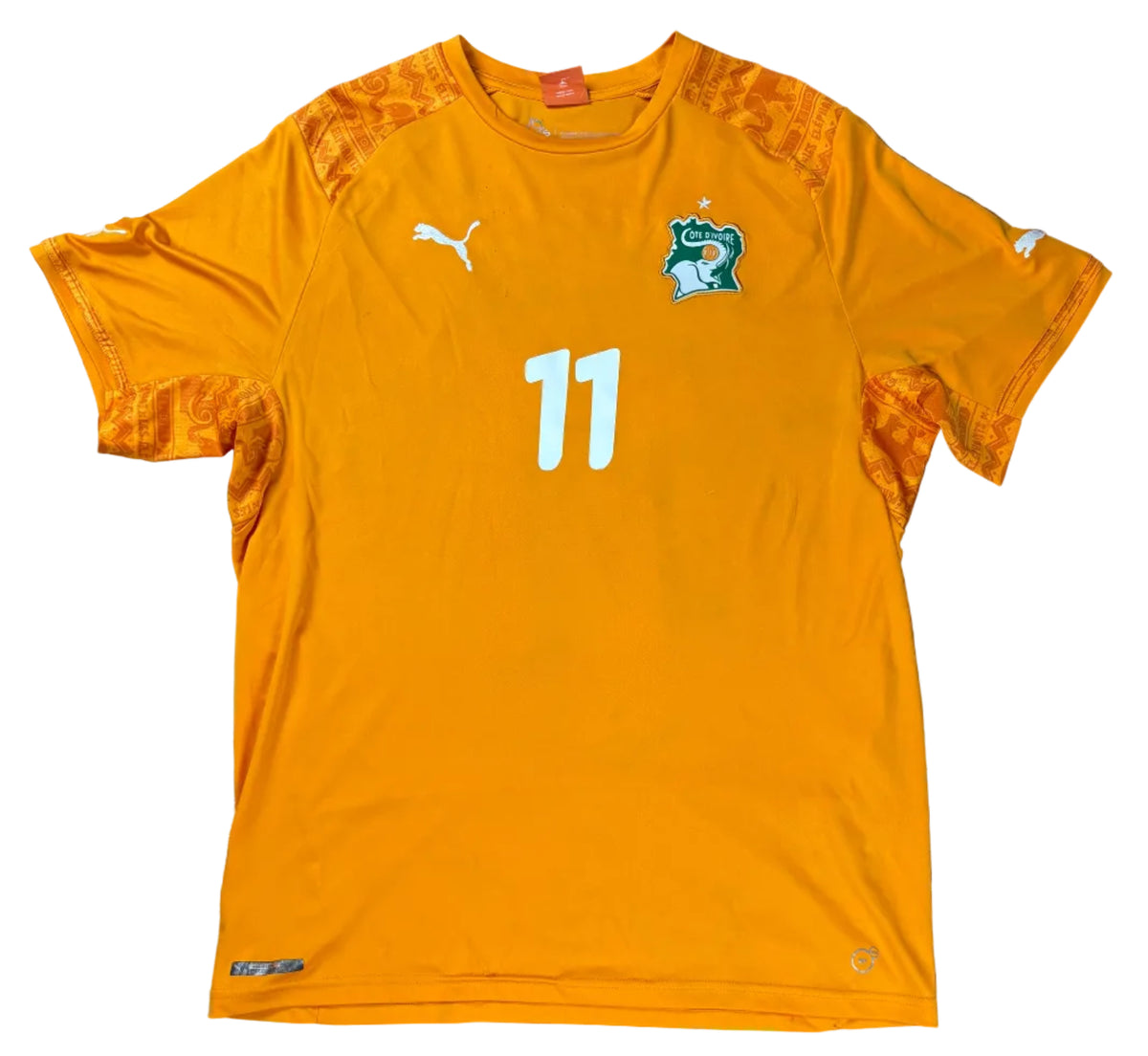 Ivory Coast 2010 Home Puma Football Shirt Large Drogba 11