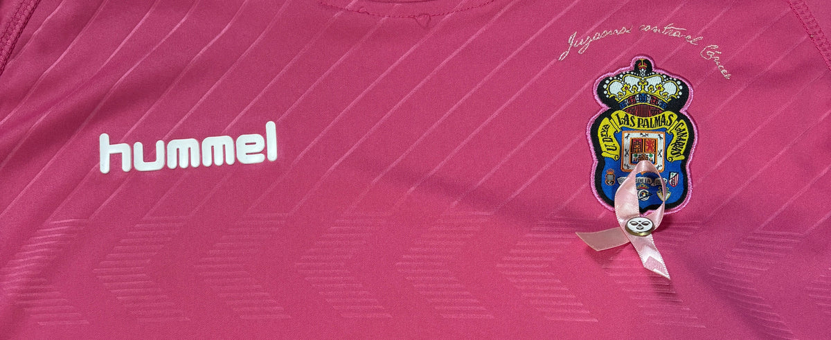 Las Palmas 2013/14 Brest Cancer Awareness Hummel Football Shirt Medium