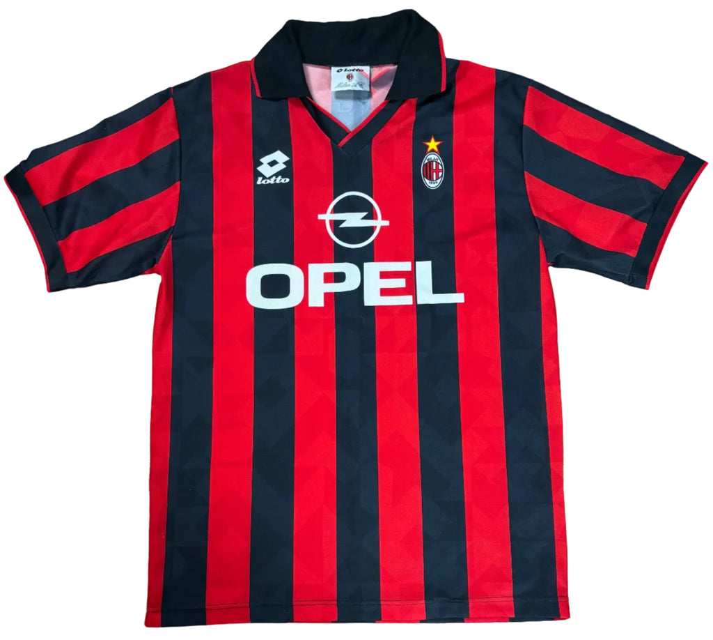 Ac Milan 1995/96 Home Lotto Football Shirt Medium