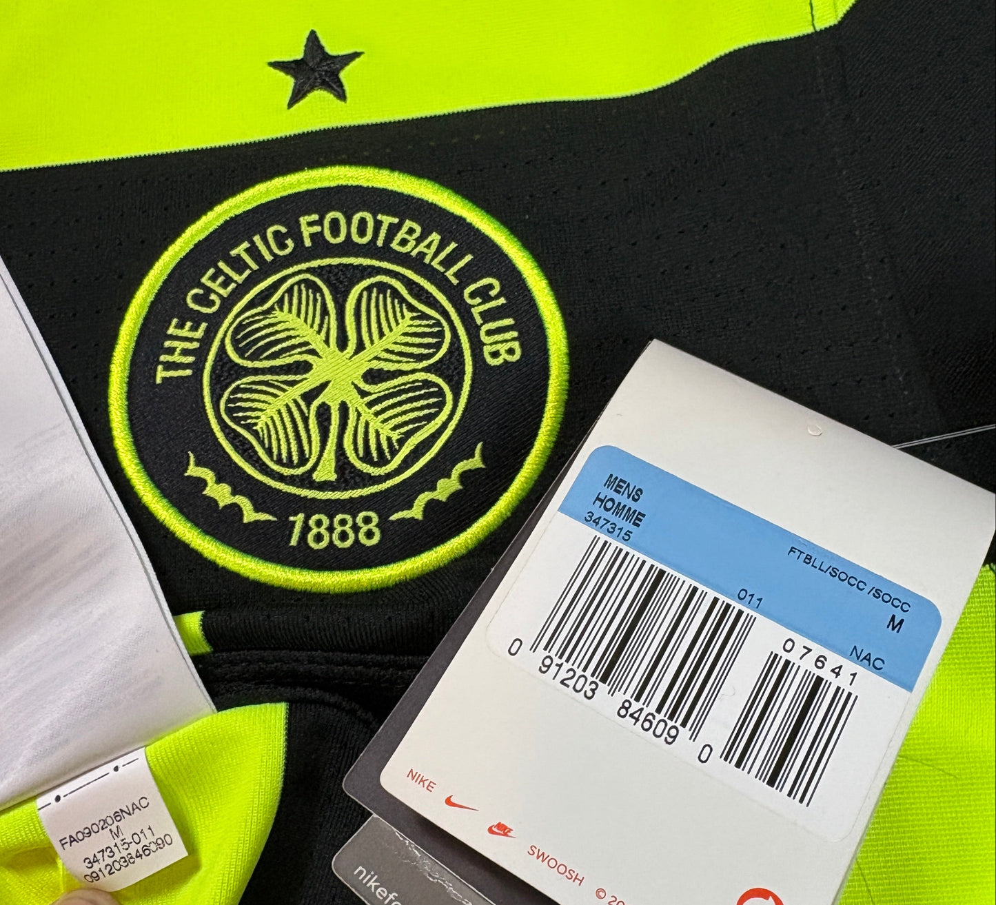 Celtic 2009/10 Away Nike Football Shirt Medium
