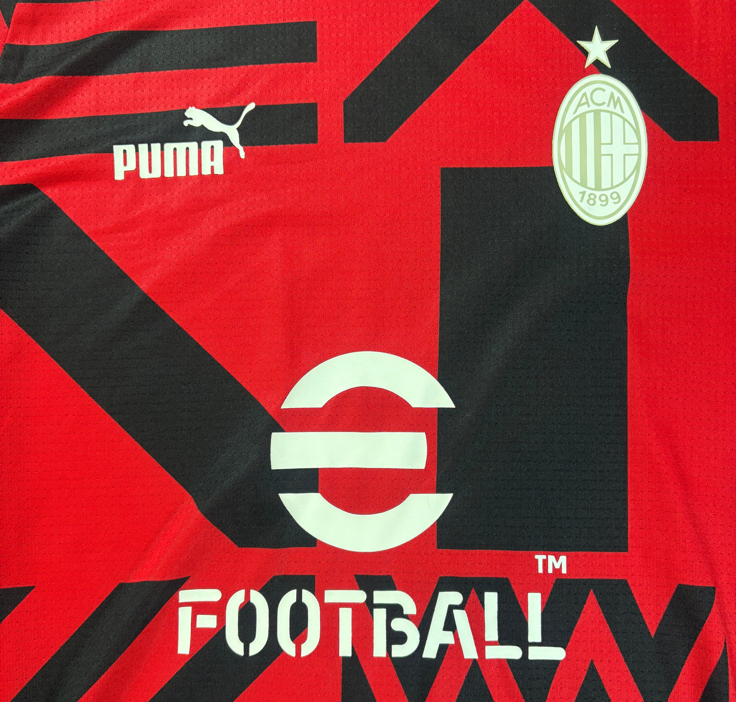 Ac Milan 2022/23 Prematch Puma Football Shirt Small