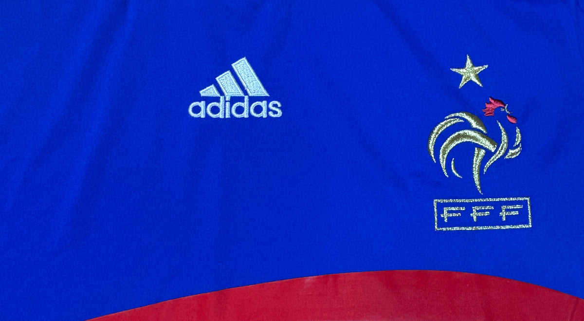 France 2008 Home Adidas Football Shirt Large