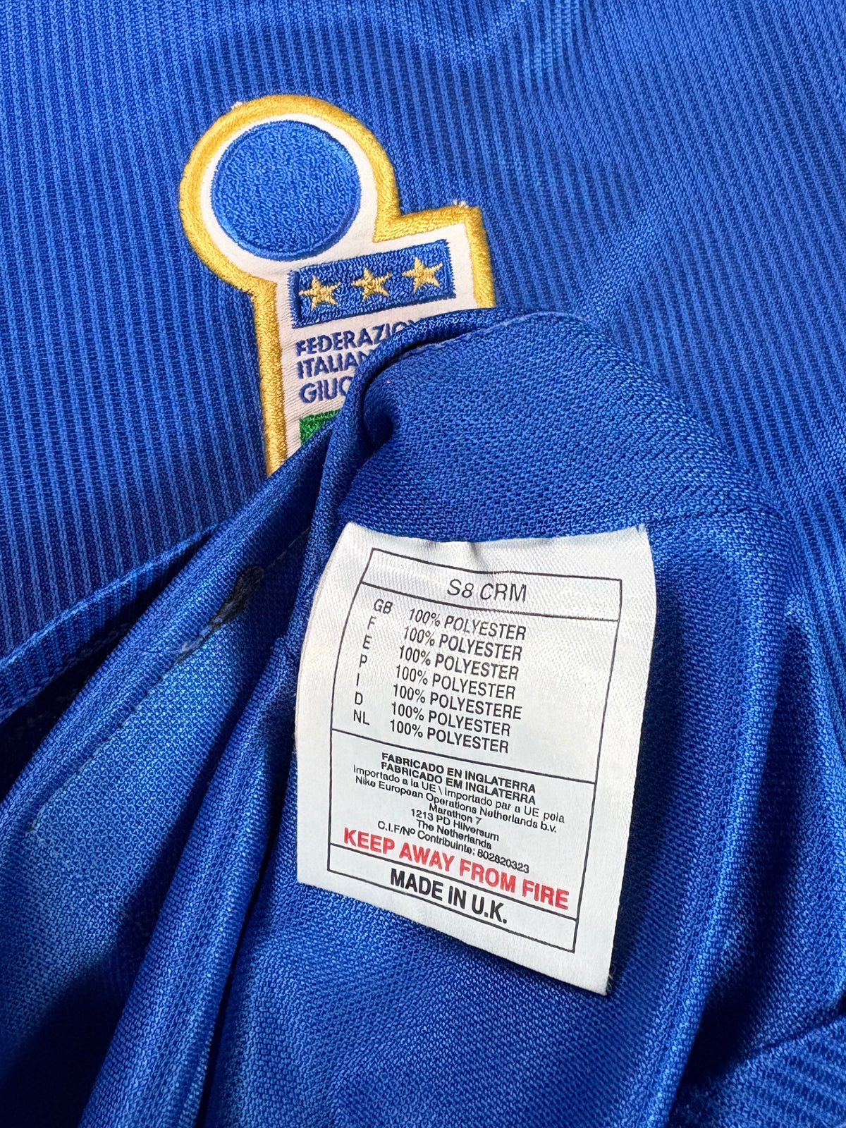 Italy 1998 Home Nike Football Shirt Medium Maldini 3